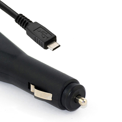 Câble allume cigare 12/24V MICRO USB 1 mètre