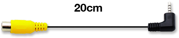 Adaptateur RCA vers Jack 2,5mm 20cm