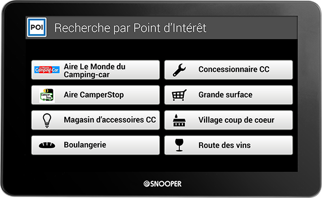 GPS camping car Snooper CC6200 Essentiel: Achetez en ligne