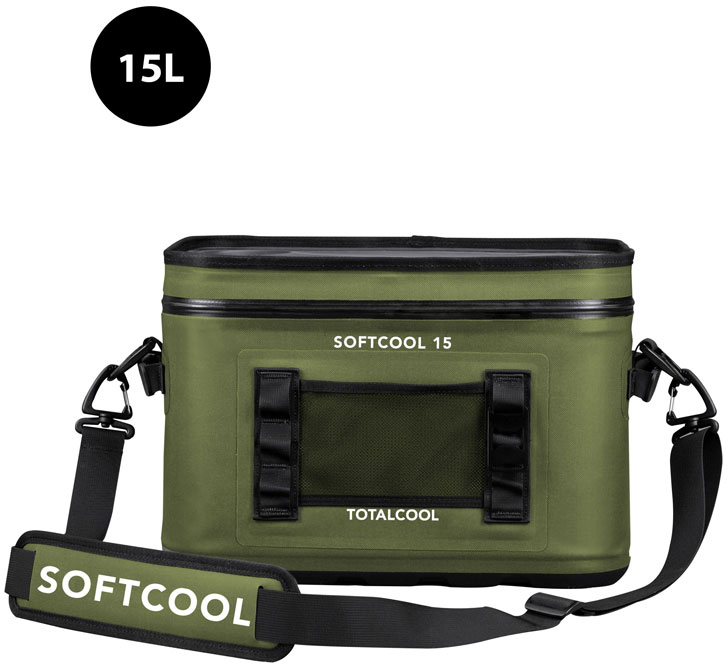 Glacière souple 15 Litres Verte